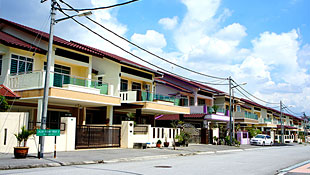 Double Storey Semi Detached Street View