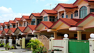 Double Storey Terrace Type 1 Street View