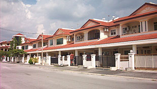 Double Storey Terrace - Street View