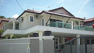 Double Storey Terrace - Front View