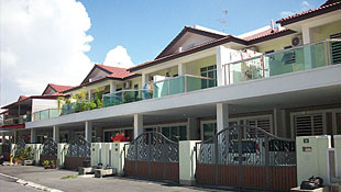 Double Storey Terrace - Street View